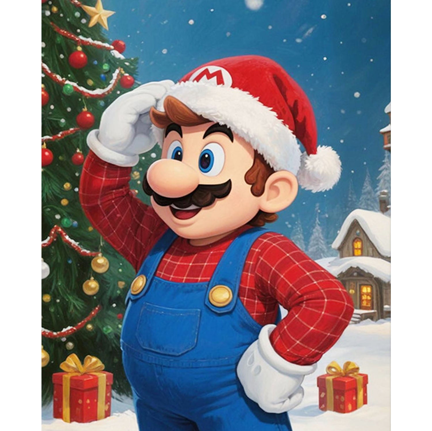 Mario entdeckt - Diamond Painting