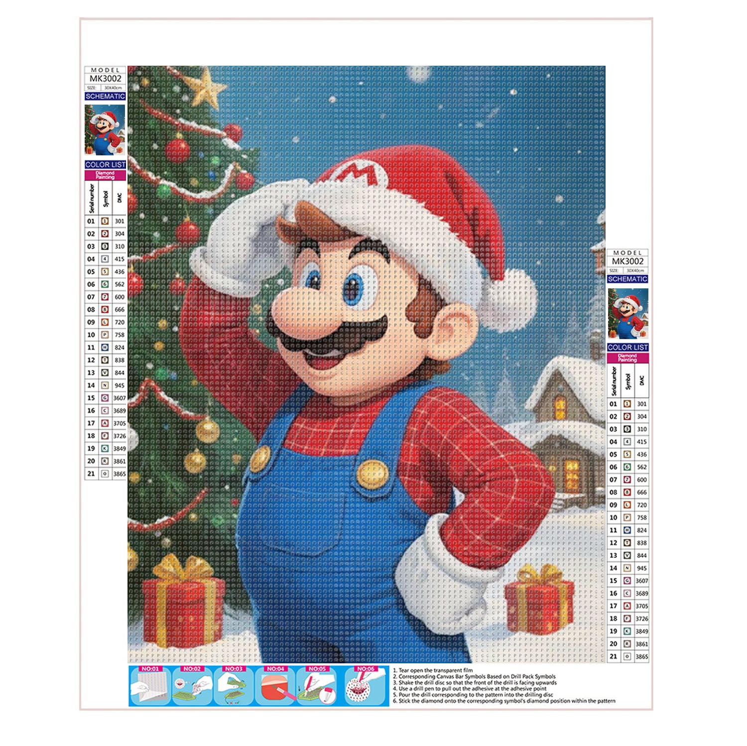 Mario entdeckt - Diamond Painting