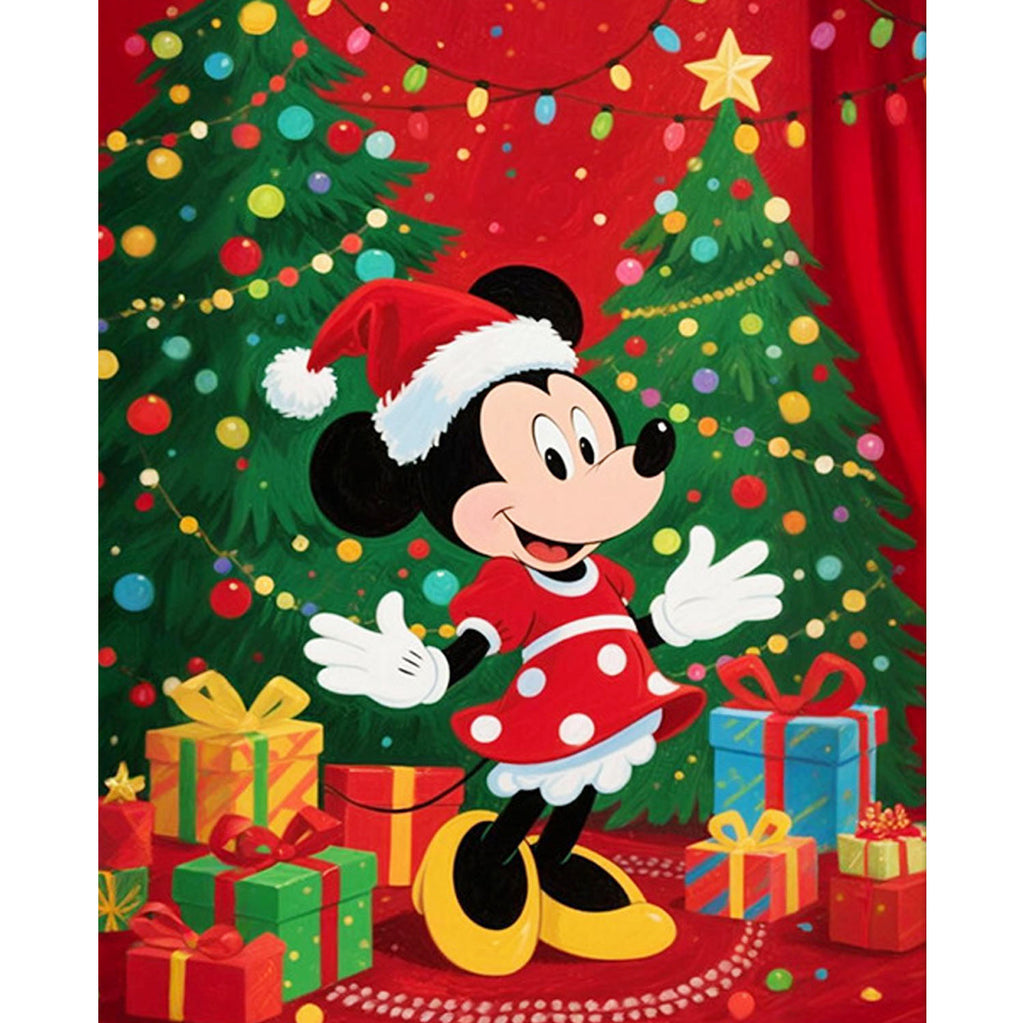 Minnie's Weihnachtsglanz - Diamond Painting