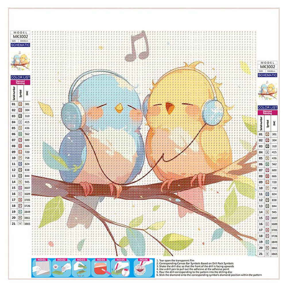 Musikliebhaber - Diamond Painting