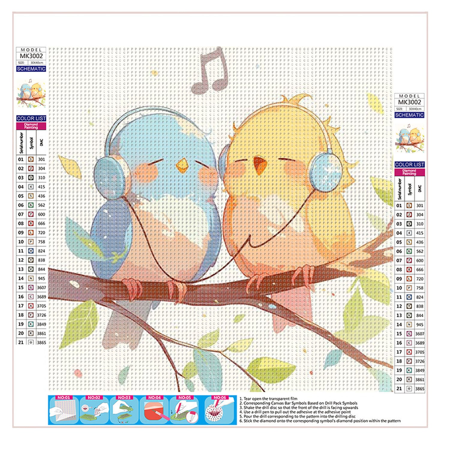 Musikliebhaber - Diamond Painting