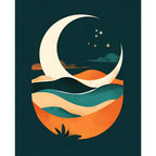 Nachtliche Pflanzenvision - Diamond Painting