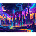 Nächtliche Traumstadt - Diamond Painting