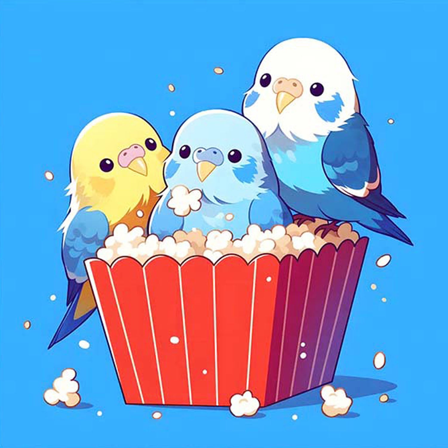Popcorn-Party - Diamond Painting