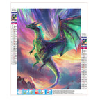 Regenbogen - Drachenschwing - Diamond Painting