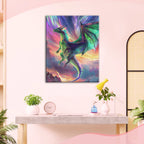 Regenbogen - Drachenschwing - Diamond Painting