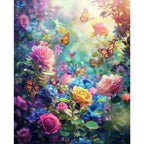 Regenbogen-Garten - Diamond Painting