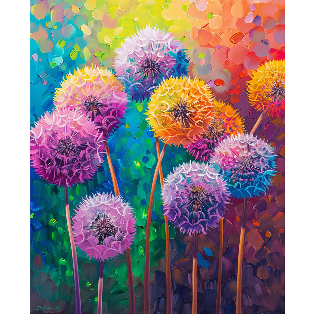 Regenbogenfarben - Diamond Painting