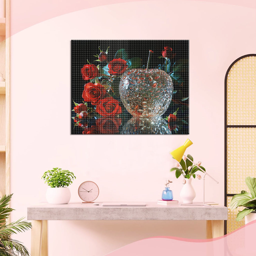 Rosen - Kristallzauber - Diamond Painting