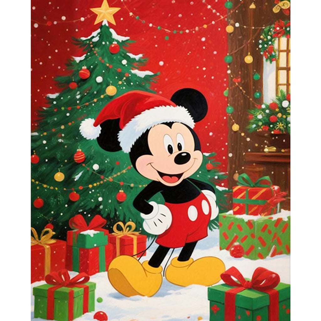 Rote Weihnachten - Diamond Painting