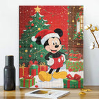 Rote Weihnachten - Diamond Painting