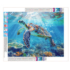 Schildkröten - Unterwasserreise - Diamond Painting