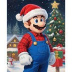 Schneemannfreund - Diamond Painting