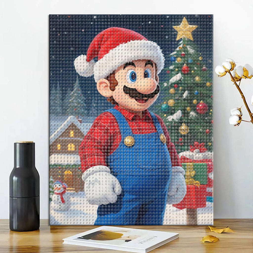 Schneemannfreund - Diamond Painting