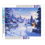 Schneewinterdorf - Diamond Painting