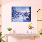 Schneewinterdorf - Diamond Painting