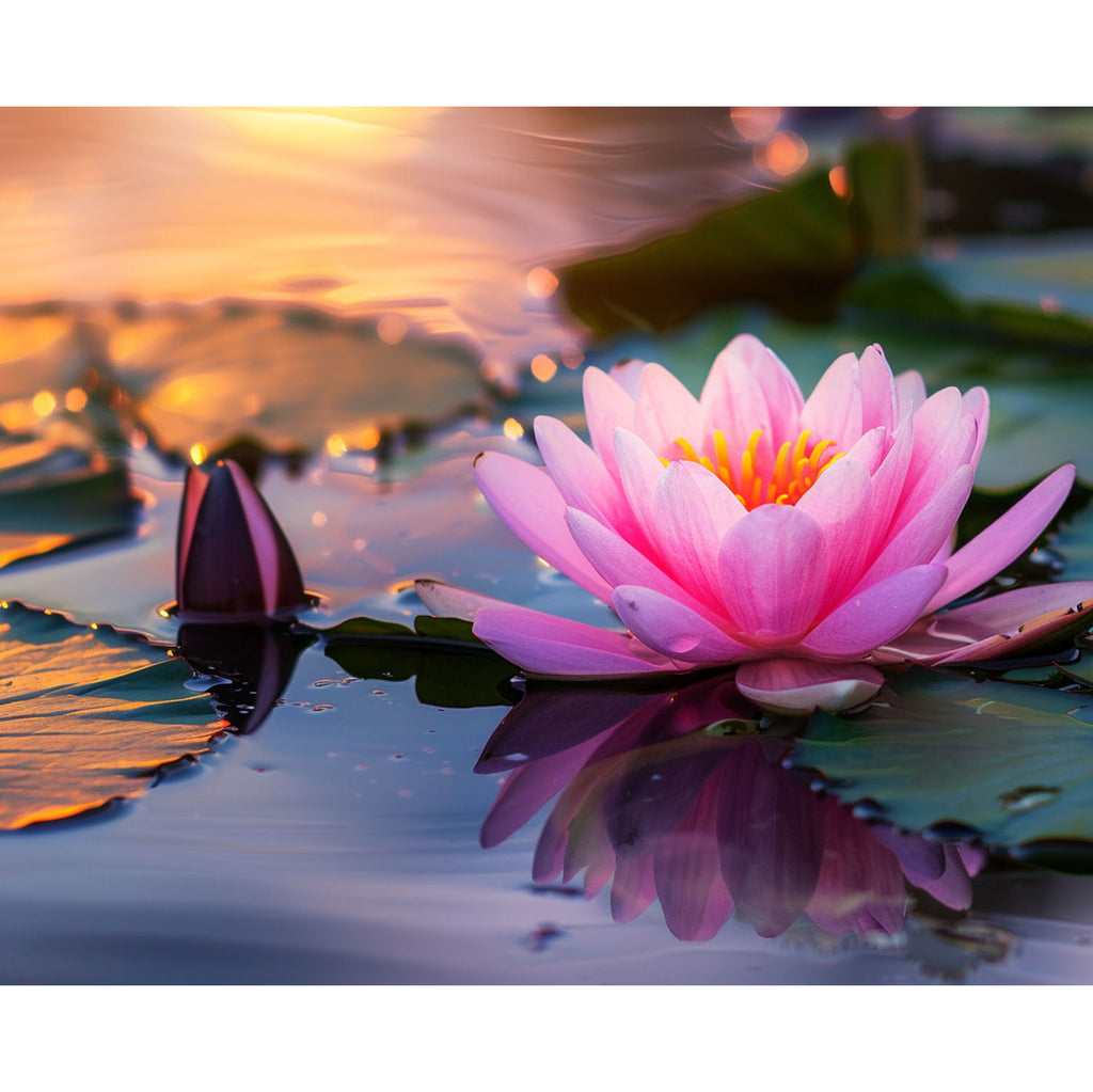 Seerosenstille - Diamond Painting