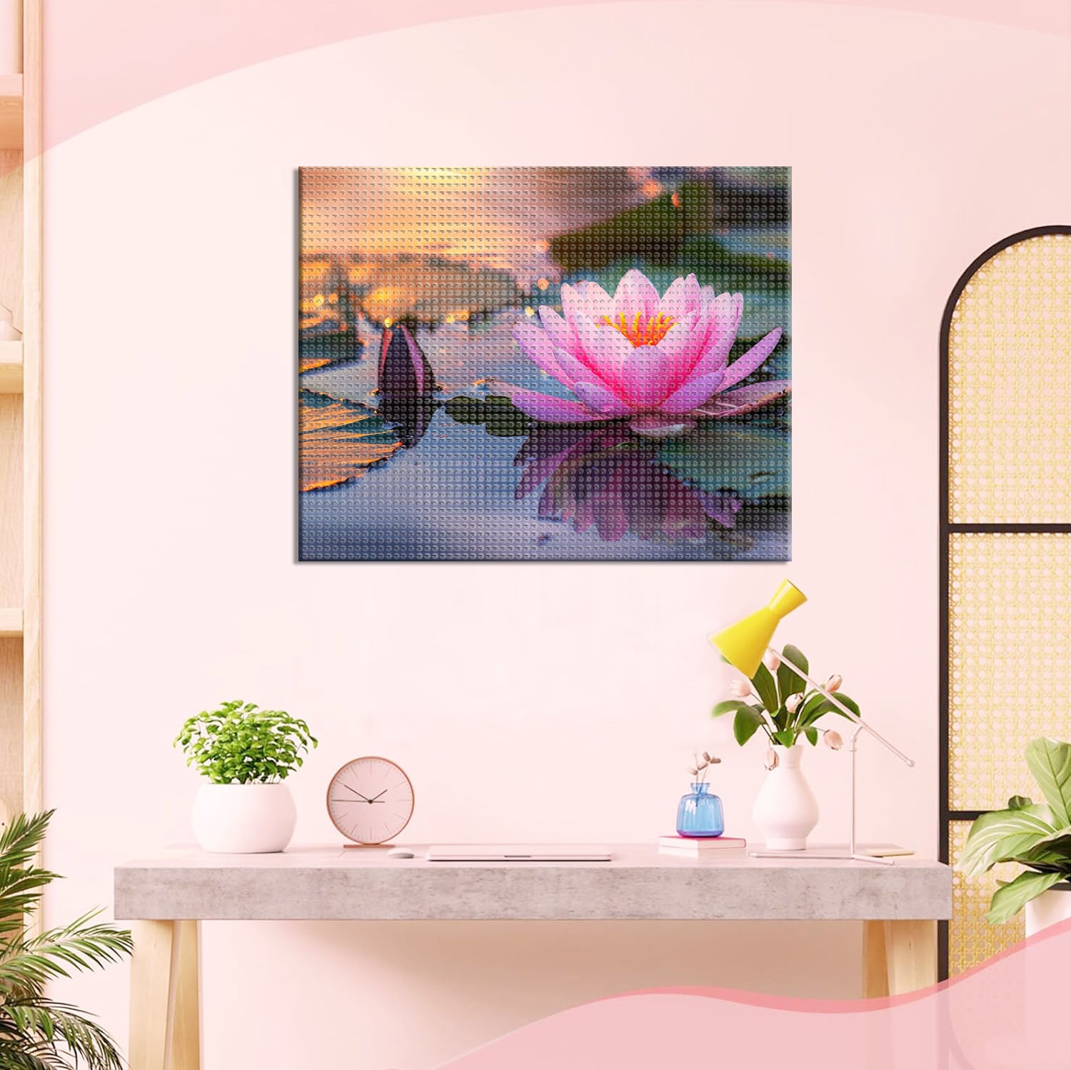 Seerosenstille - Diamond Painting