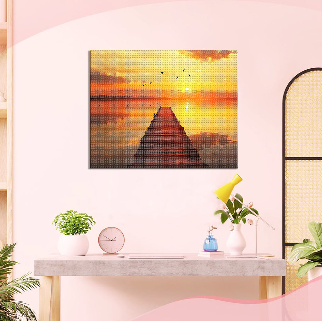 Seeufer bei Sonnenuntergang - Diamond Painting