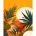 Sonnenuntergang im Dschungel - Diamond Painting