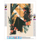 Sonnige Fensterbank - Diamond Painting