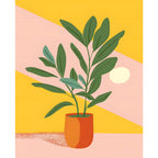 Sonnige Pflanze - Diamond Painting