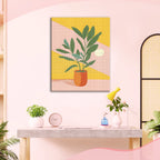 Sonnige Pflanze - Diamond Painting