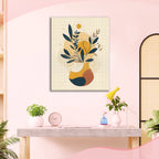 Sonnige Pflanzenwelt - Diamond Painting