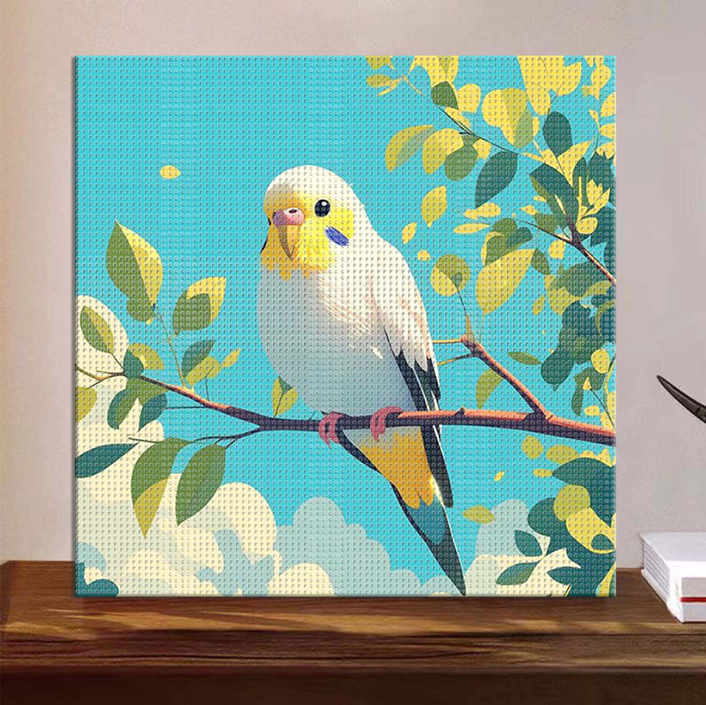 Sonniger Sittich - Diamond Painting