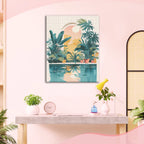 Sonniges Paradies - Diamond Painting