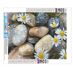 Steine und Blüten - Diamond Painting