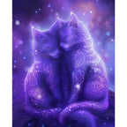 Sternenkuss der Katzen - Diamond Painting