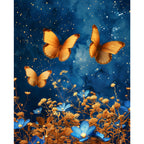 Sterne und Schmetterlinge - Diamond Painting