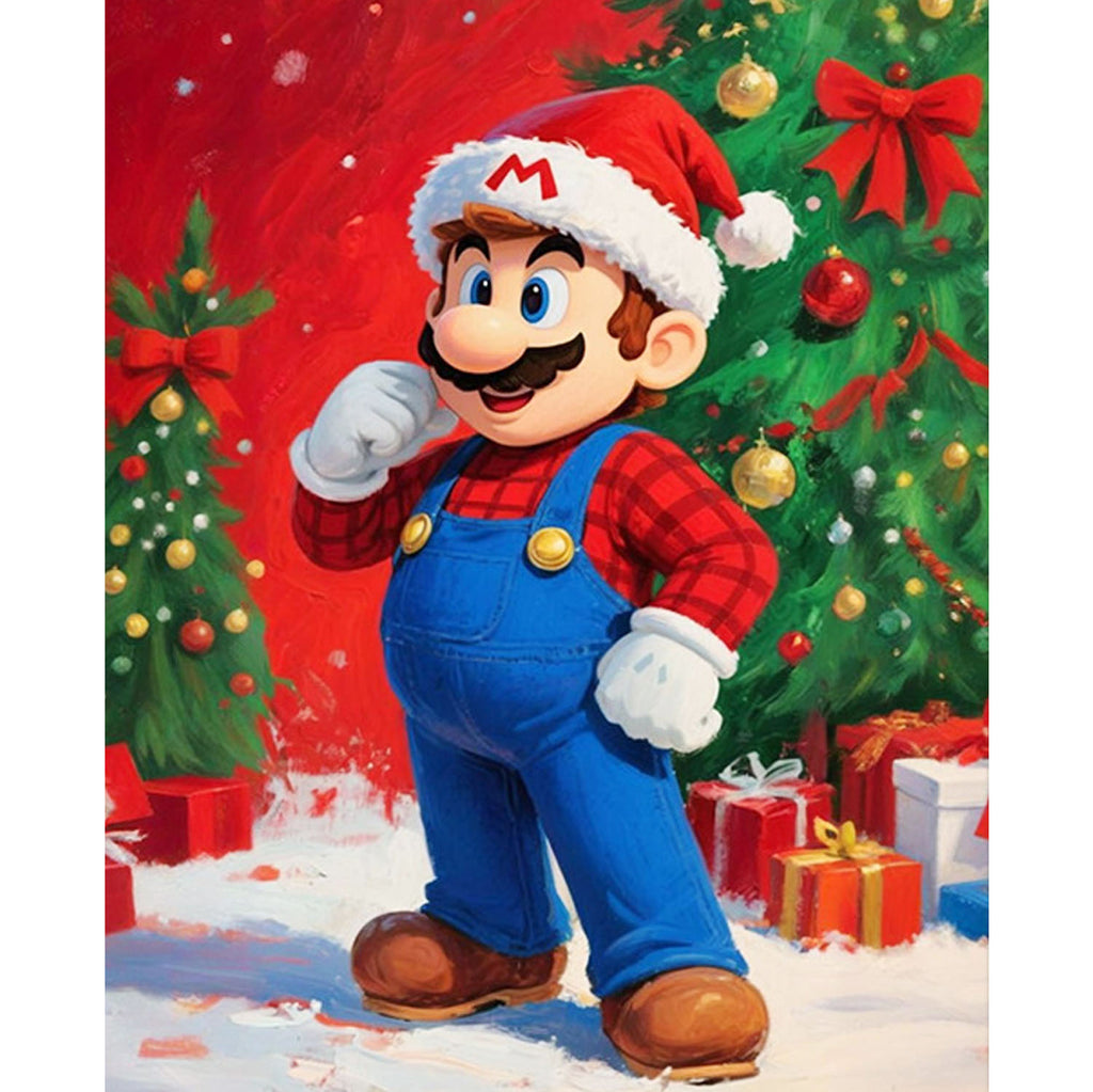 Super Mario Weihnachten - Diamond Painting