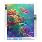 Surreale Blütenfantasie - Diamond Painting