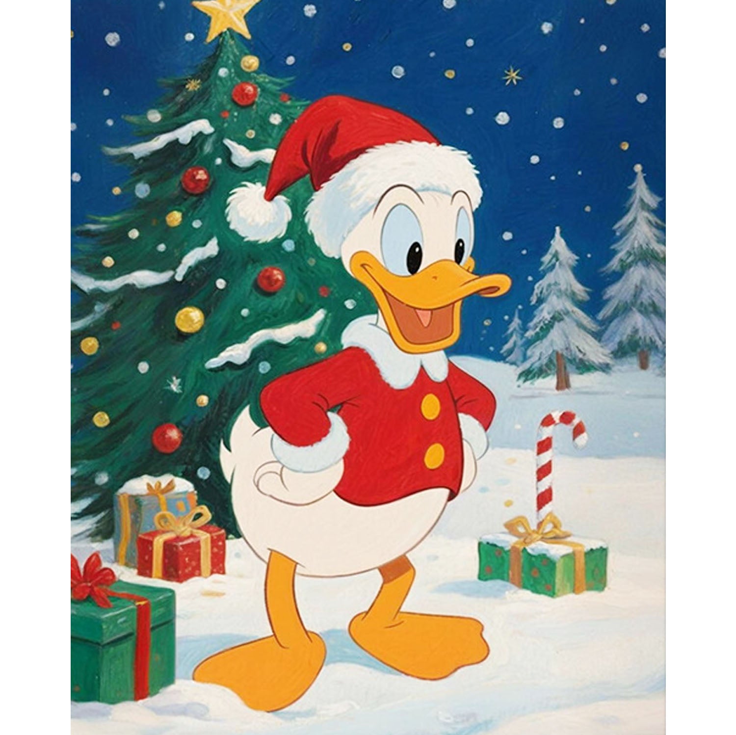 Süßer Donald - Diamond Painting