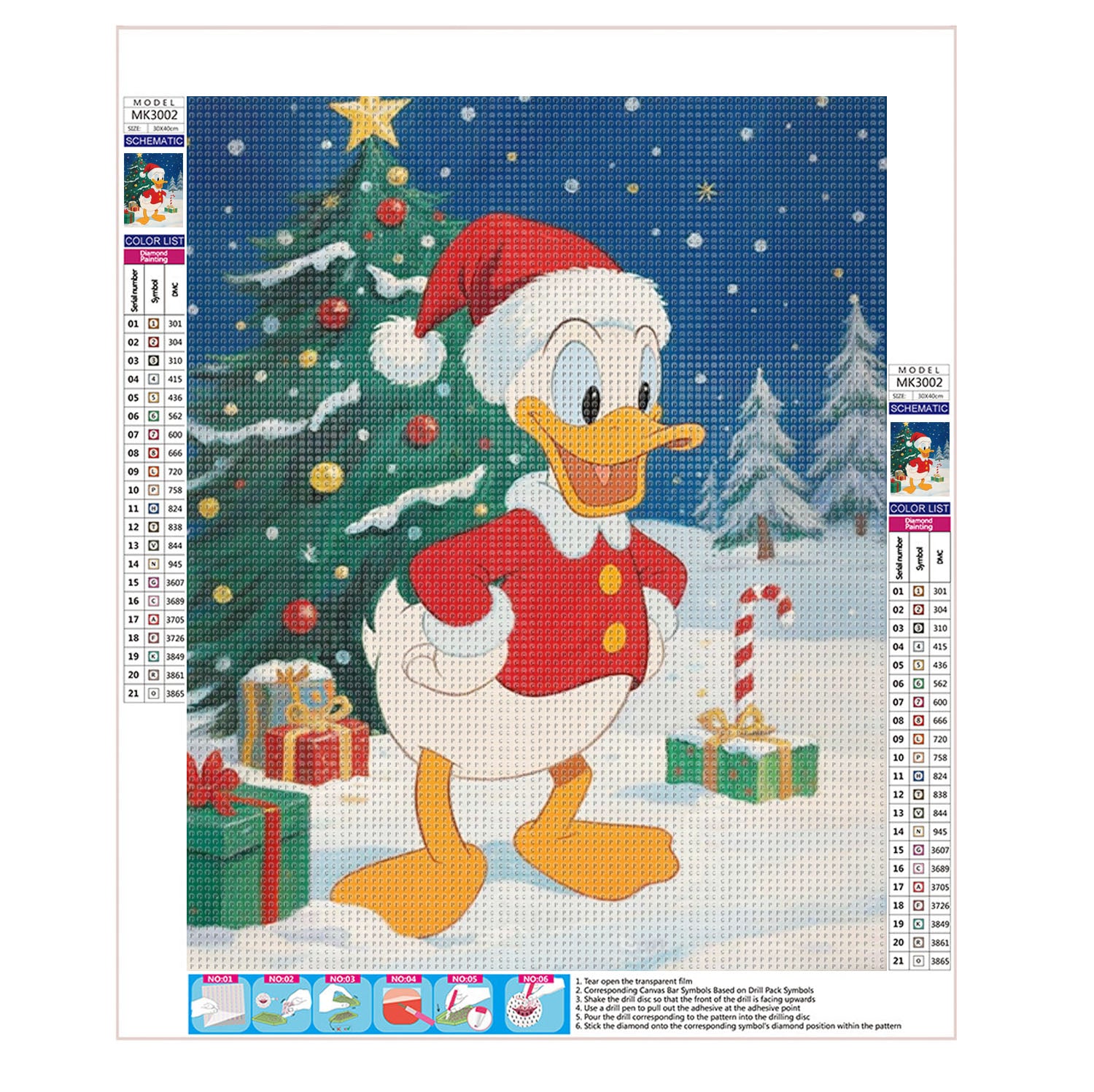 Süßer Donald - Diamond Painting