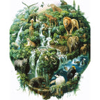 Tierreich - Schatzkammer - Diamond Painting