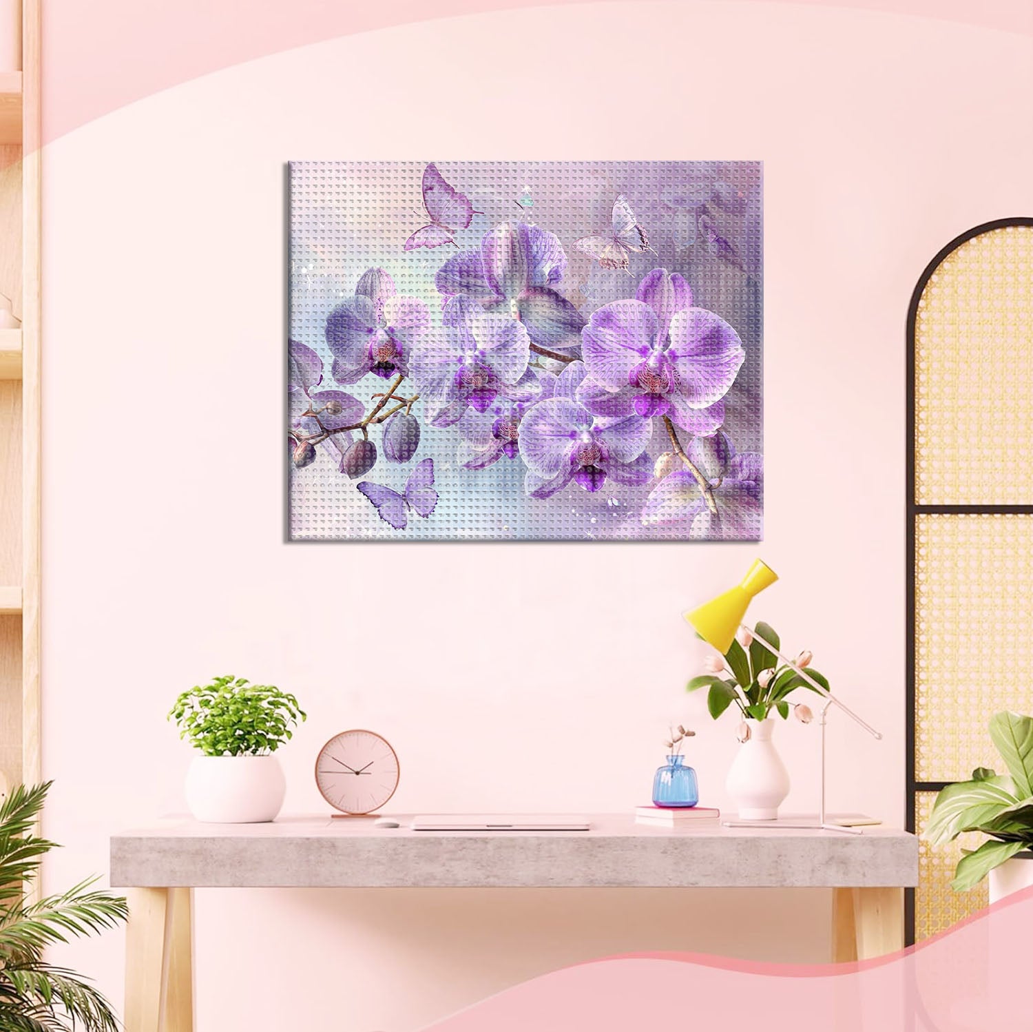 Traumhafte Orchideenwelt - Diamond Painting