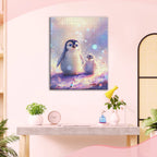 Traumhafte Pinguin - Welt - Diamond Painting