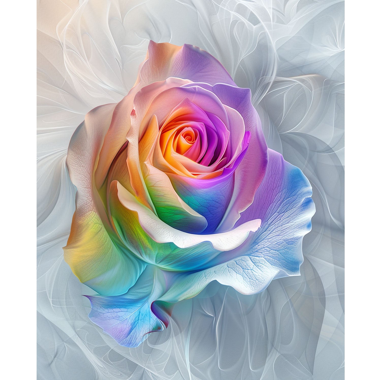 Traumhafte Rose - Diamond Painting
