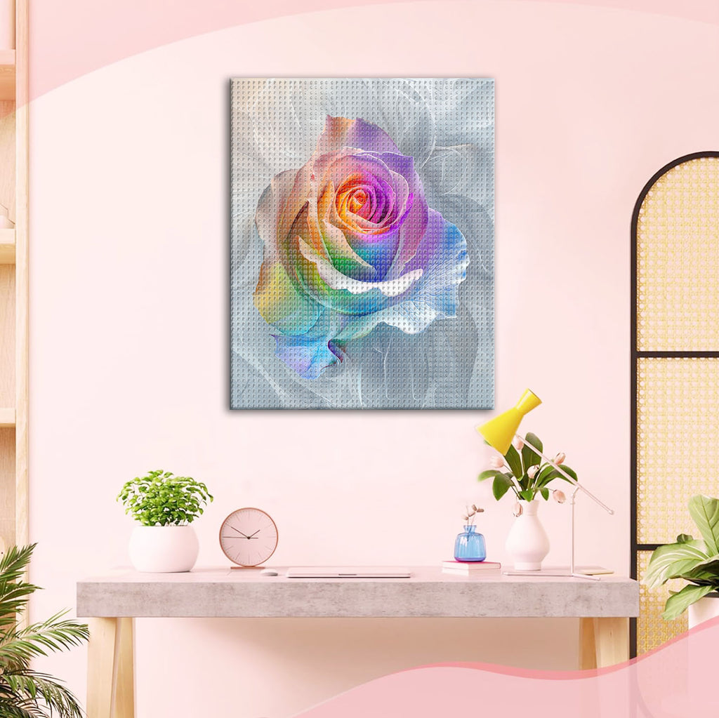 Traumhafte Rose - Diamond Painting