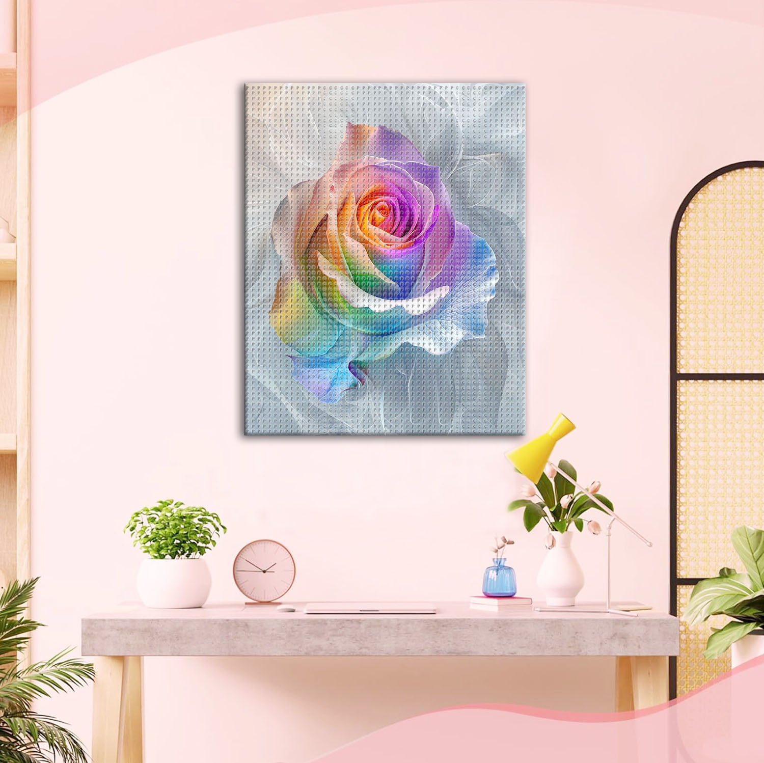 Traumhafte Rose - Diamond Painting
