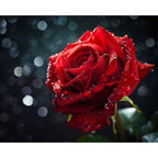 Tropfenschmuck Rose - Diamond Painting