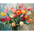 Tulpenfarbenpracht - Diamond Painting