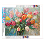 Tulpenfarbenpracht - Diamond Painting
