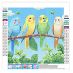 Vogelfreunde - Diamond Painting