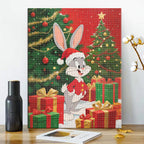 Weihnachtshase - Diamond Painting
