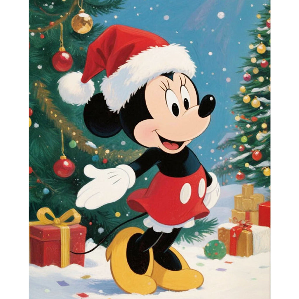 Winterliche Eleganz - Diamond Painting