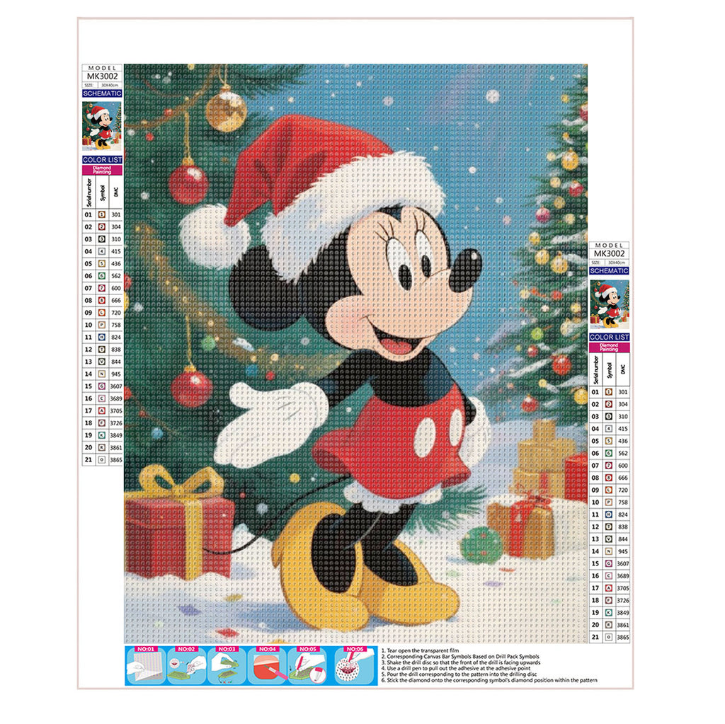 Winterliche Eleganz - Diamond Painting